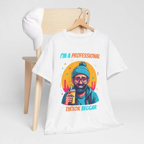 Professional TikTok Beggar T-Shirt - Picture 3 of 3